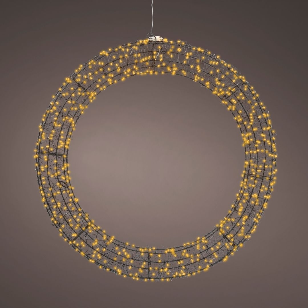 Christmas Wreath Micro LED Classic Warm 58cm