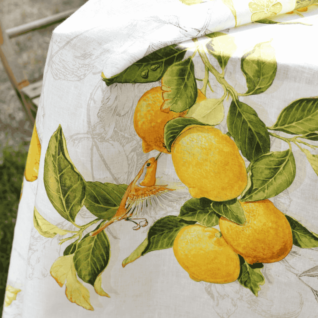 Linen Table Runner Limoncello 45 x 170cm