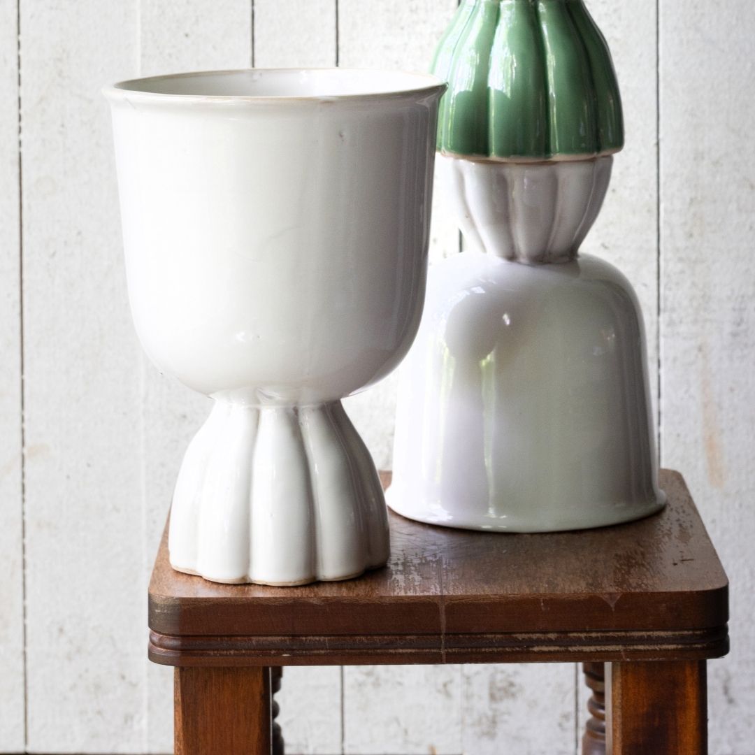 Martina Indoor Pot Off White