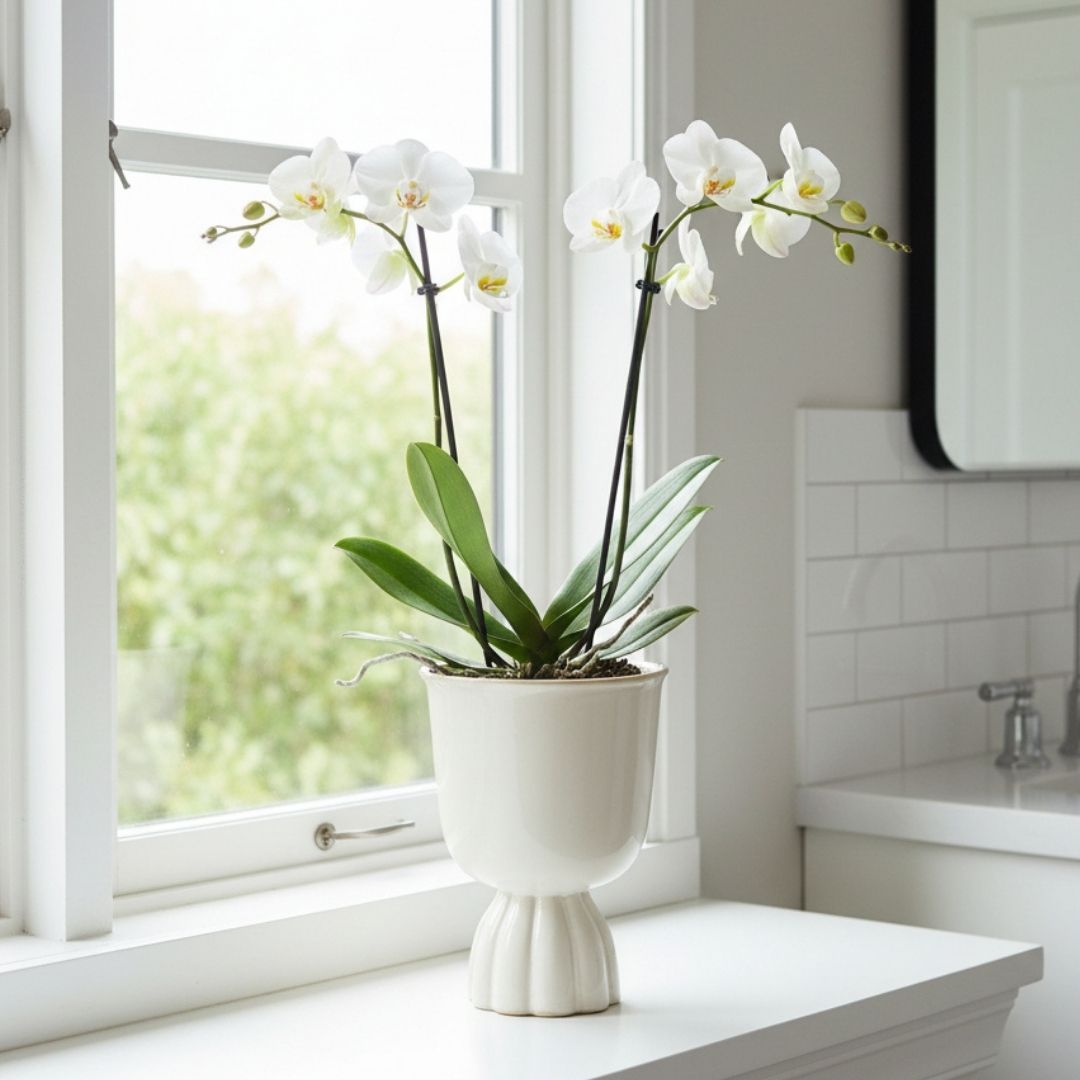 Martina Indoor Pot Off White