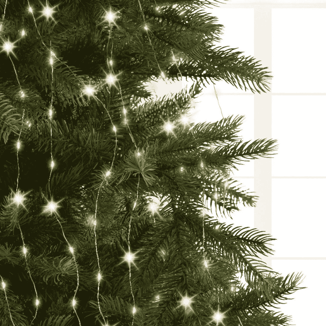 Micro LED Bunch Christmas Tree Lights Warm White