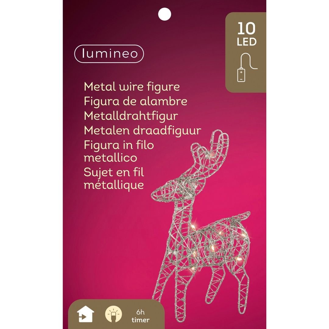 Micro LED Wire Reindeer - Small