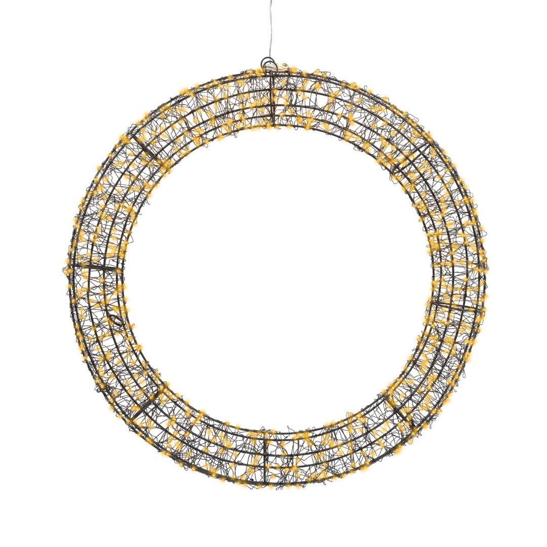 Christmas Wreath Micro LED Classic Warm 58cm