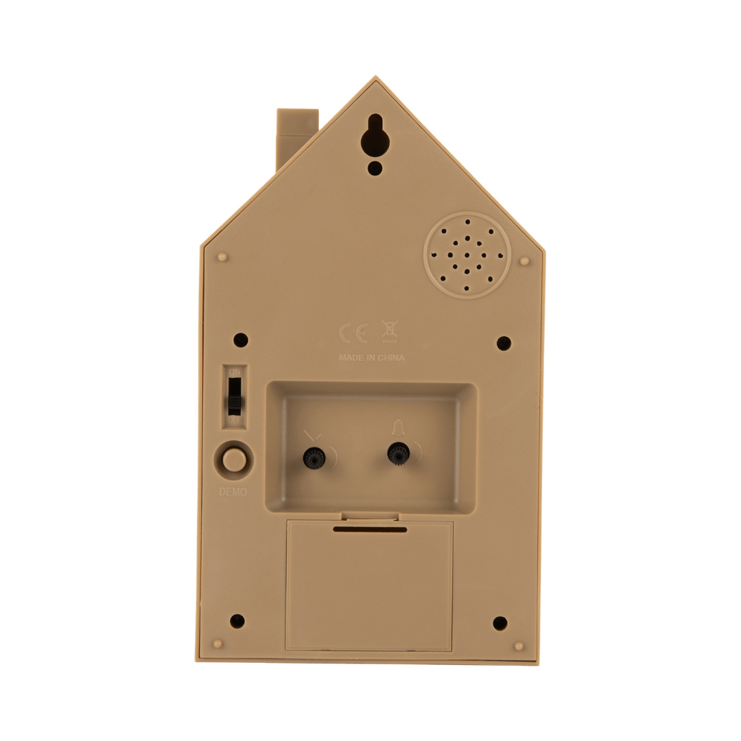Modern Cuckoo Alarm Clock Mocha Brown