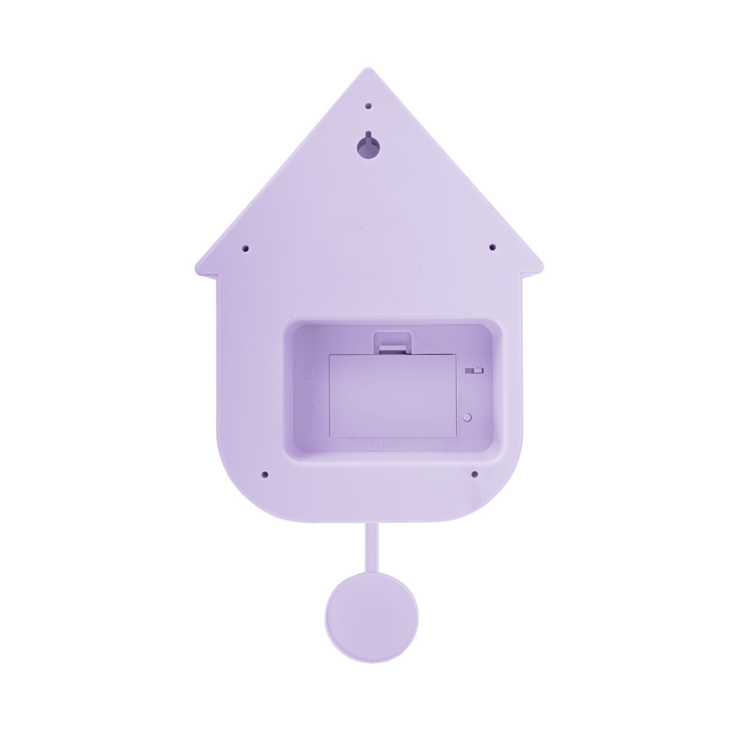 Modern Cuckoo Clock Soft Purple