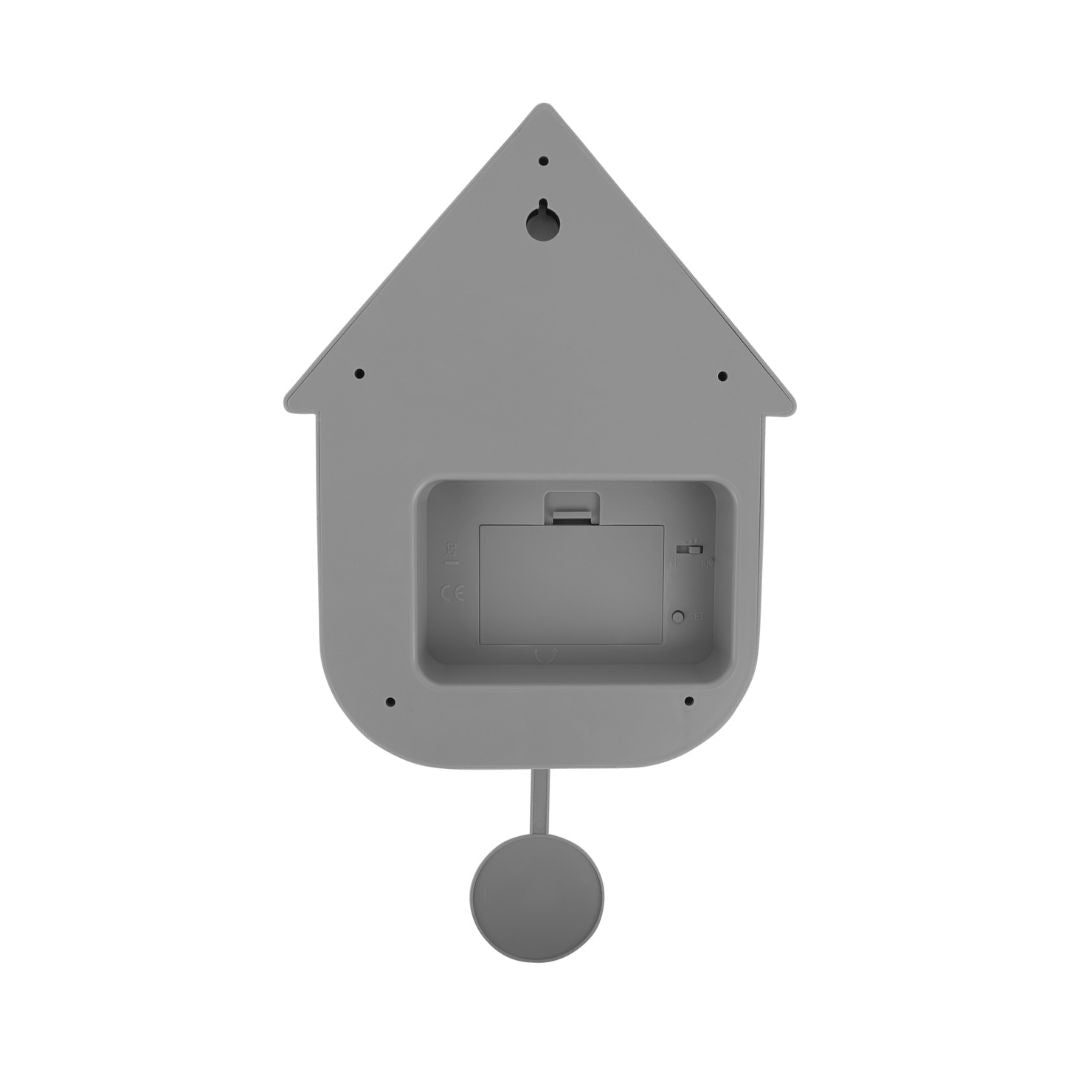 Modern Cuckoo Wall Clock Grey