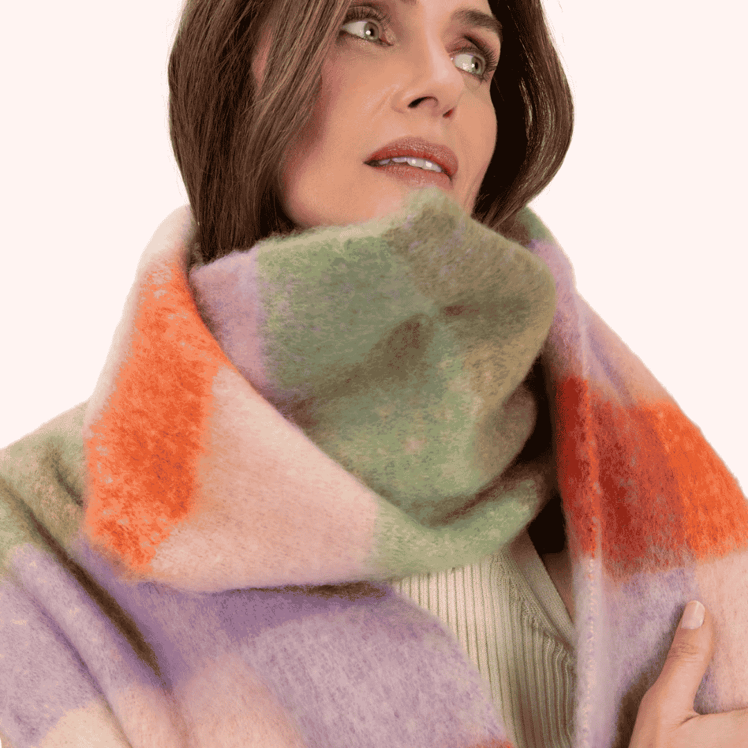 Molly Cosy Scarf - Lavender Mix