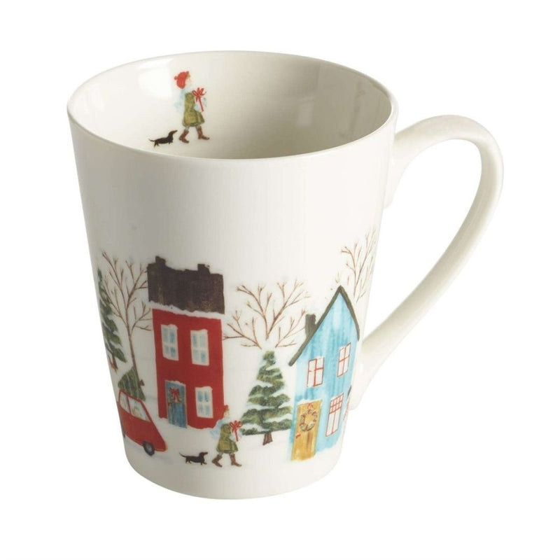 Mug Winter Town