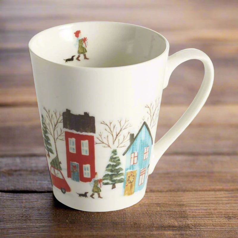 Mug Winter Town