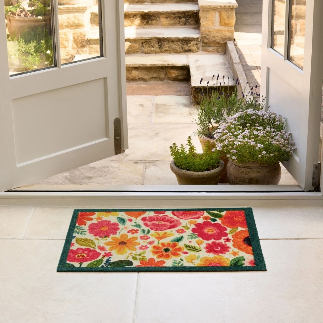 Door Mat Bright Blooms