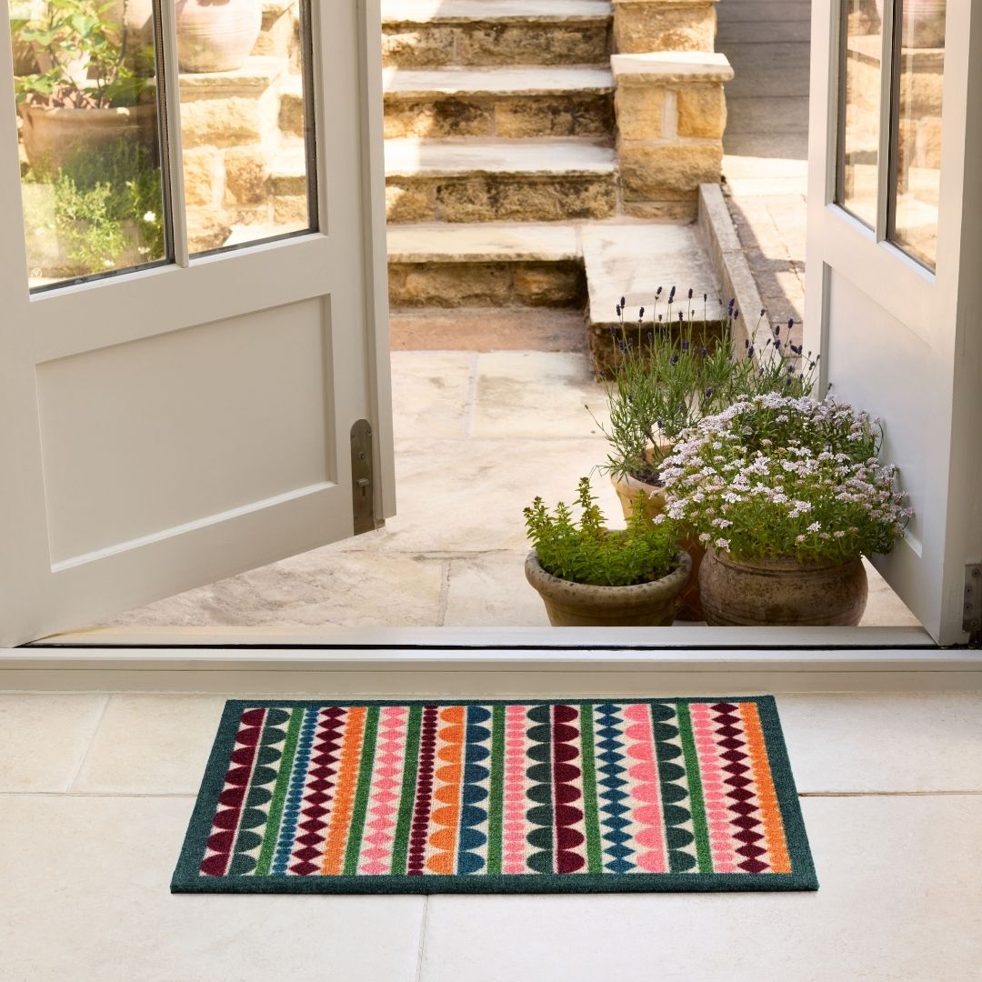 Door Mat Carnival Stripe