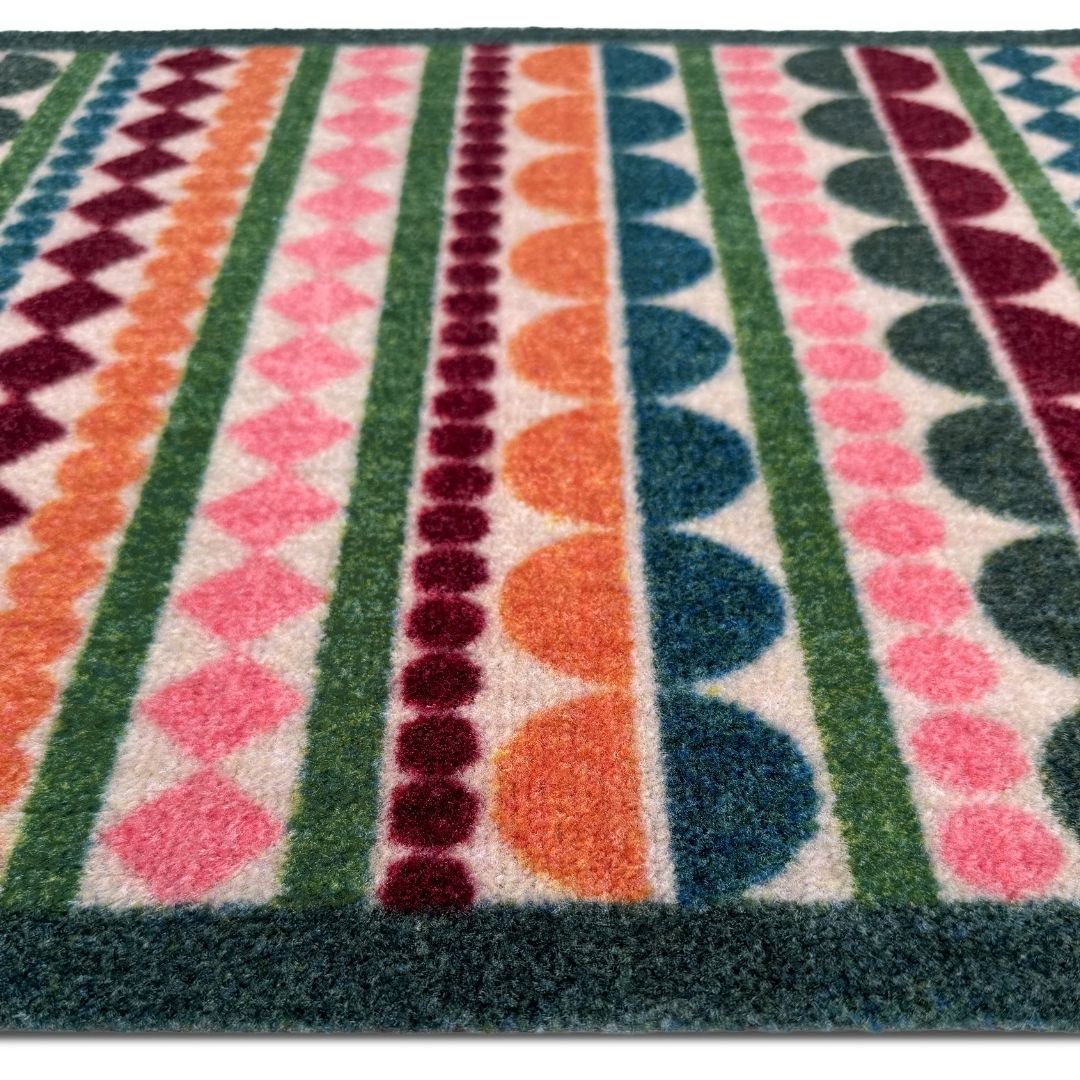 Door Mat Carnival Stripe