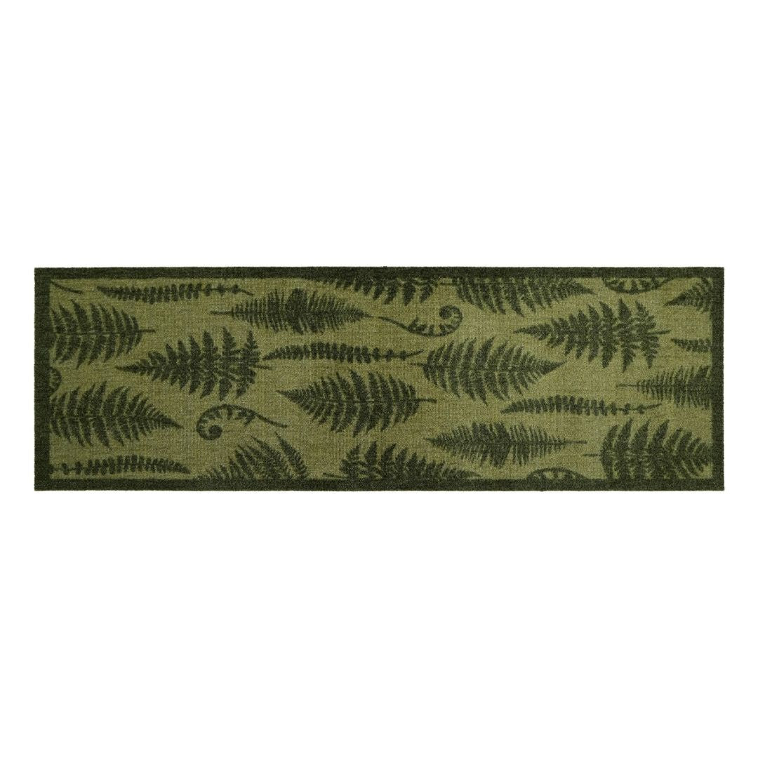 Runner Rug Green Fern