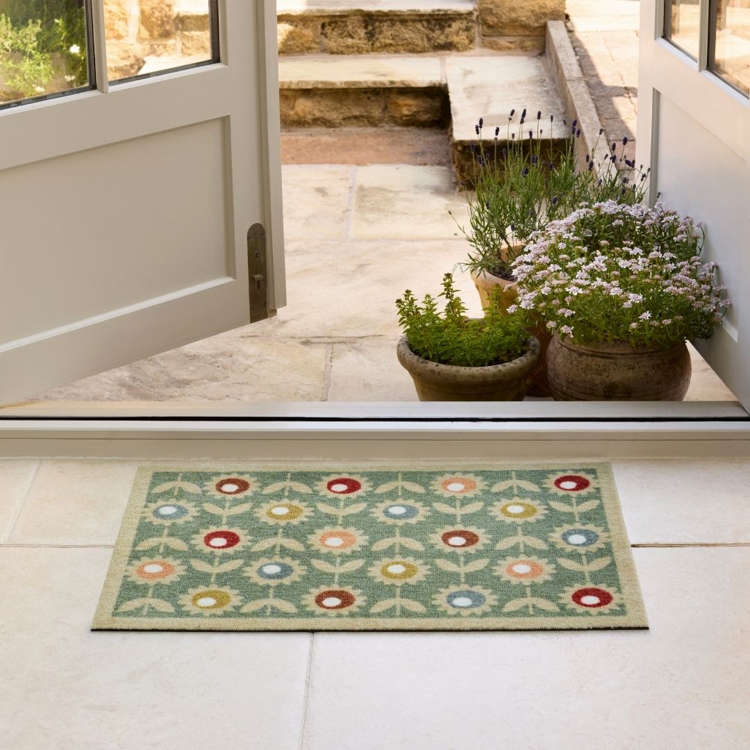 Door Mat Multifloral Sage