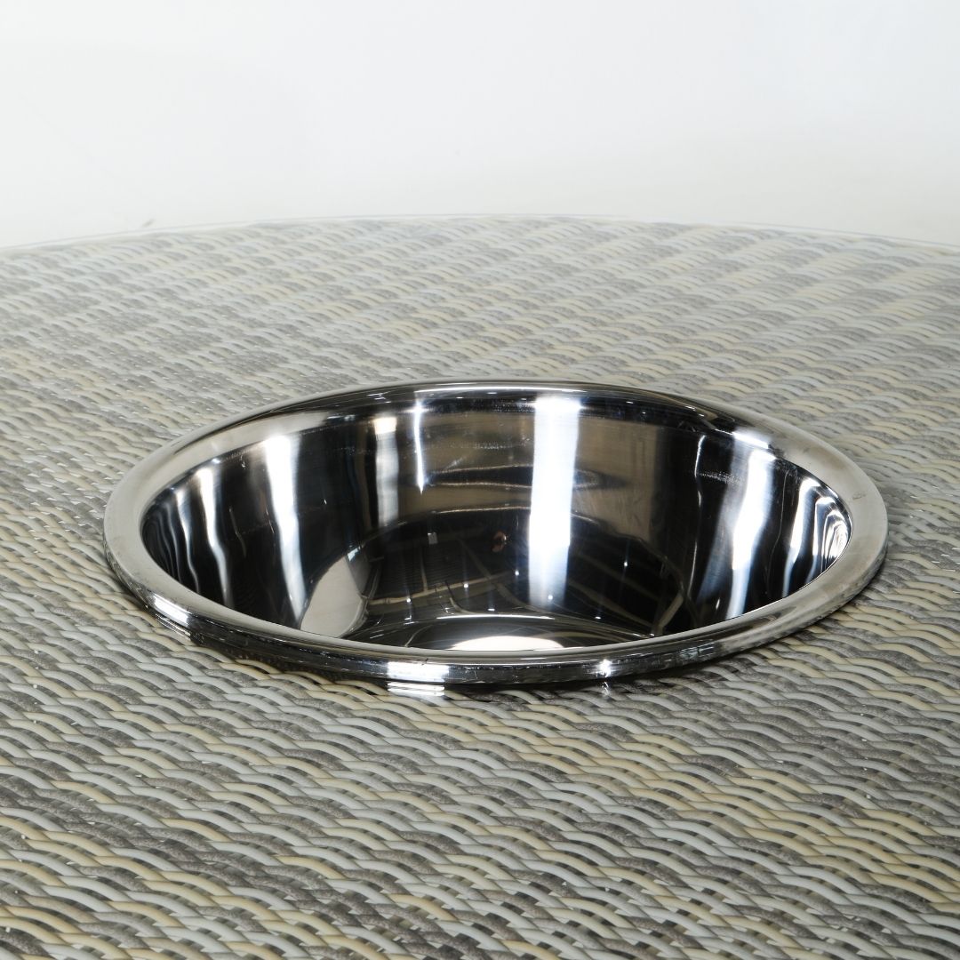 Mykonos Rattan Garden 6 Seat Dining Furniture Set