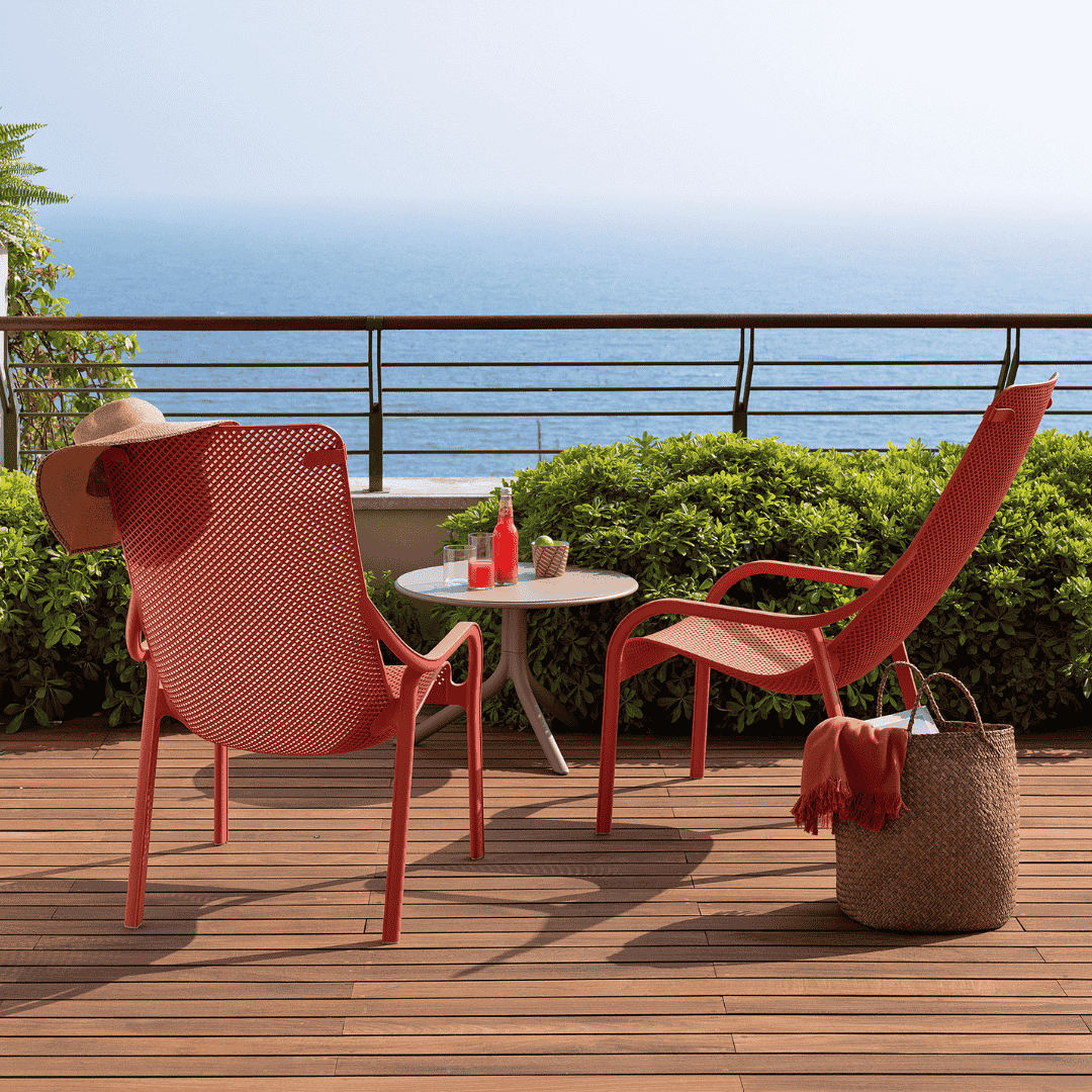 Nardi Net Bistro Set Corallo