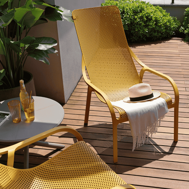 Nardi Net Bistro Set Senape