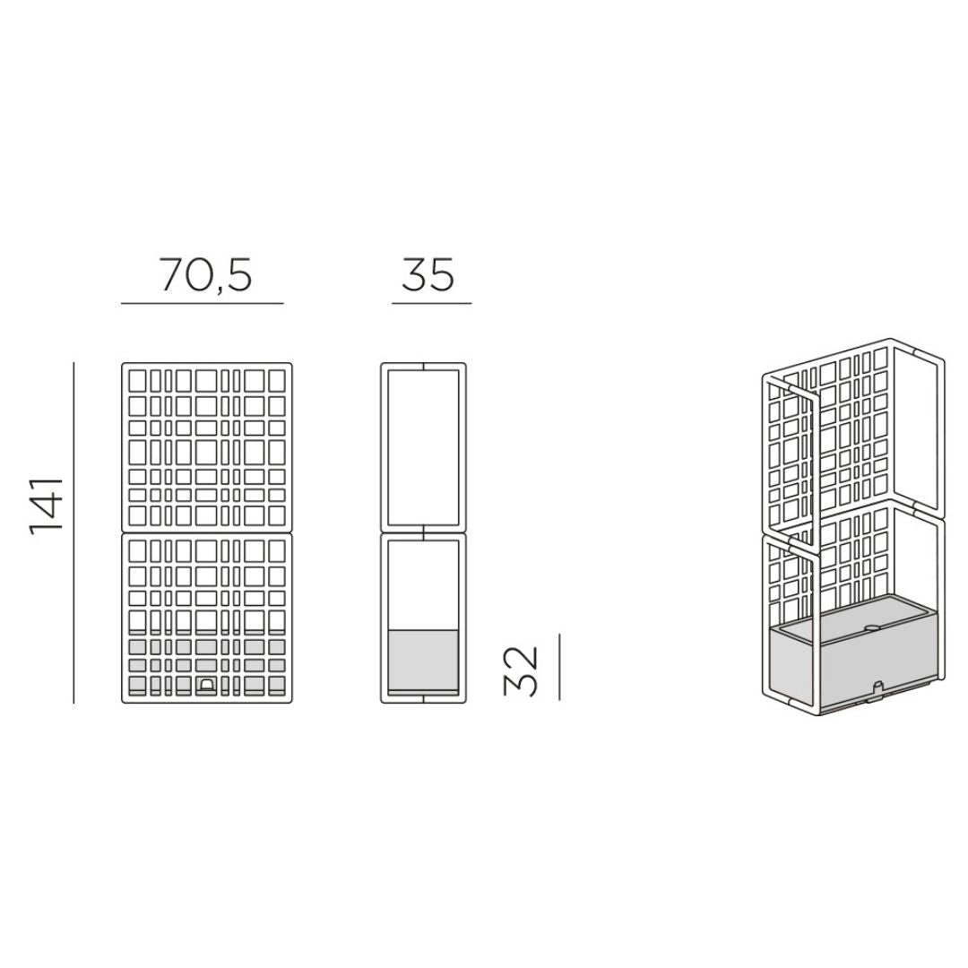 Sipario 2 Modular Partition - Terra