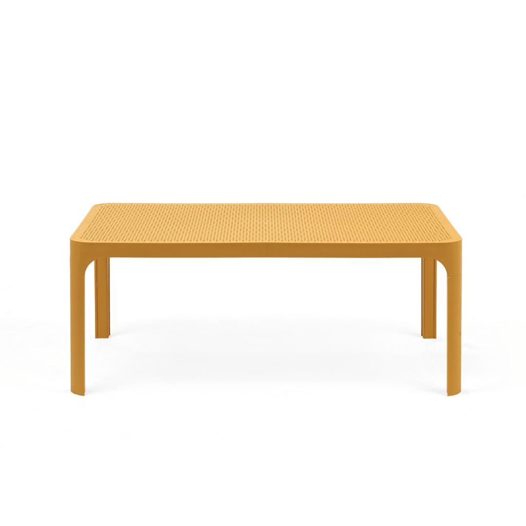 Net 4 Seat Garden Lounge Furniture Set Senape - Mustard