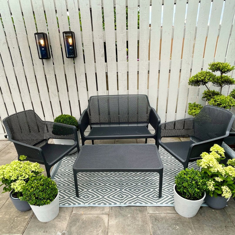 Net Lounge Set Anthracite