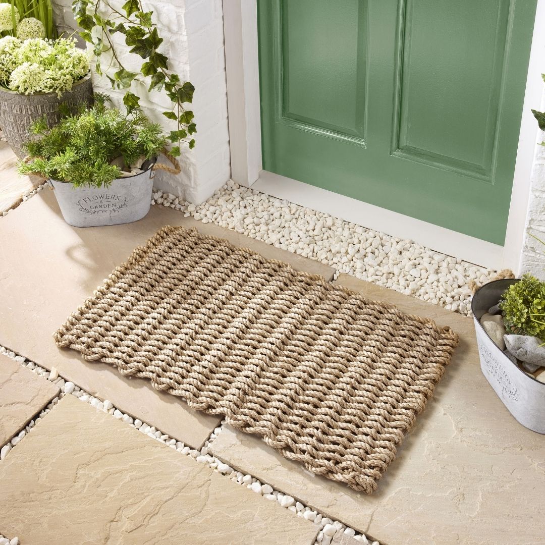 Outdoor Rope Doormat - Sand