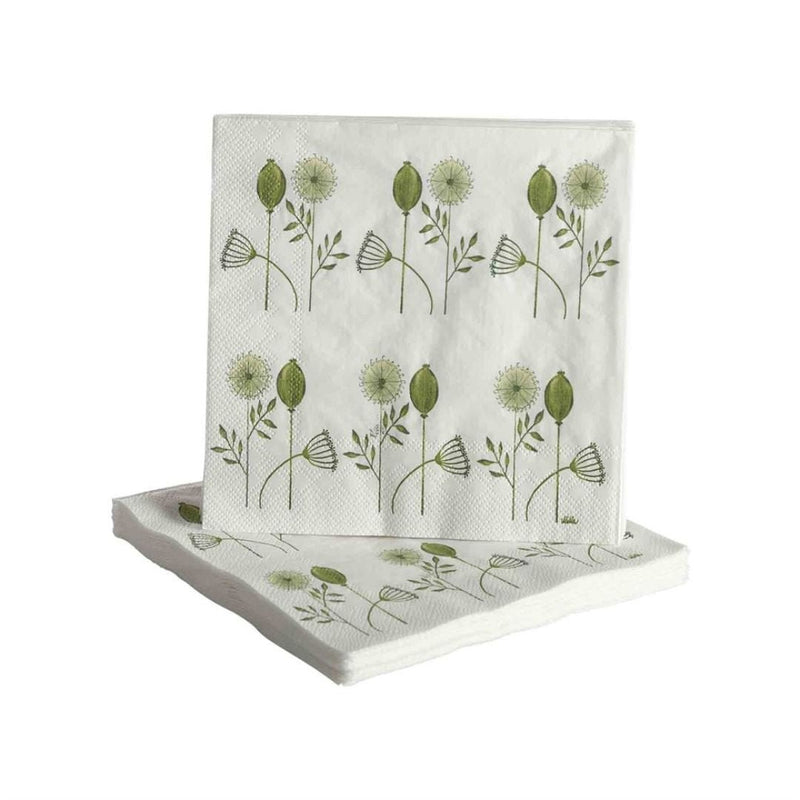 Paper Napkins Seed Green