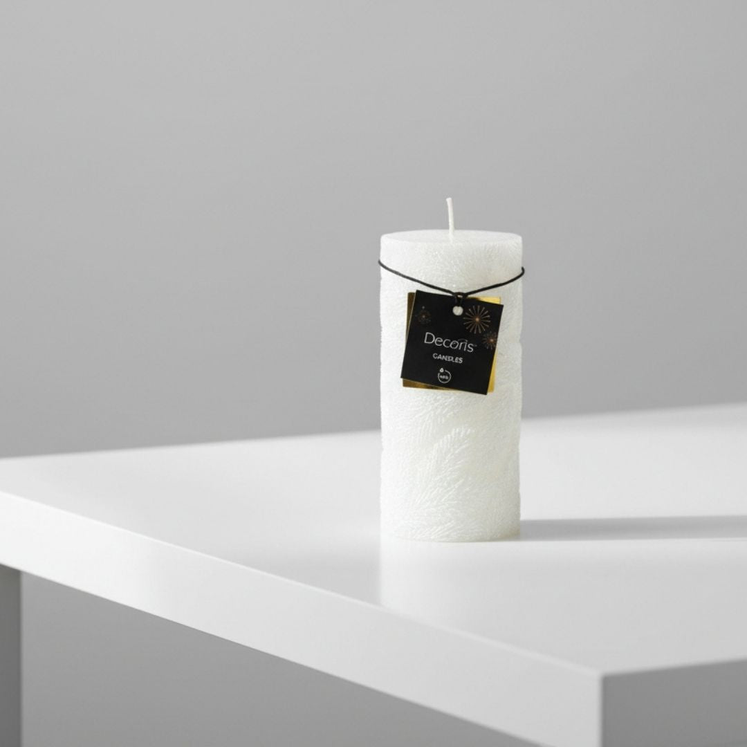 Pillar Candle Wax - Snow Winter White