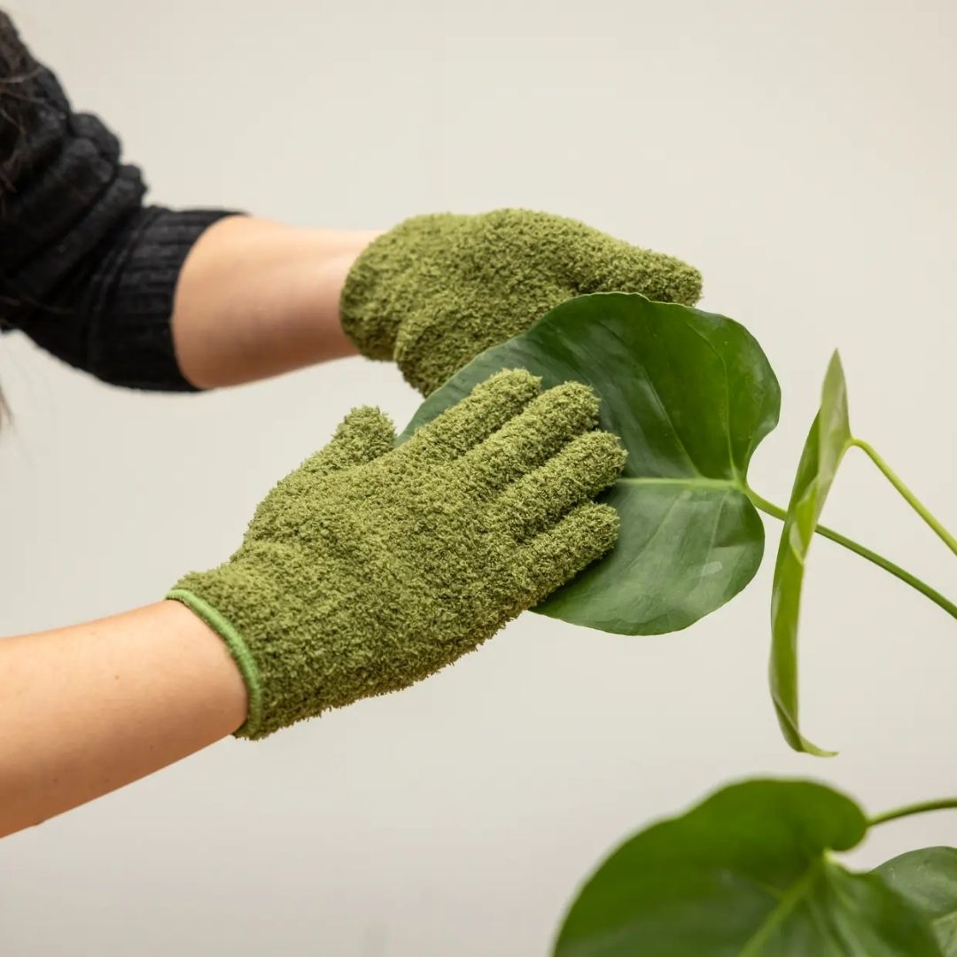 Plant Dusting Gloves - Green