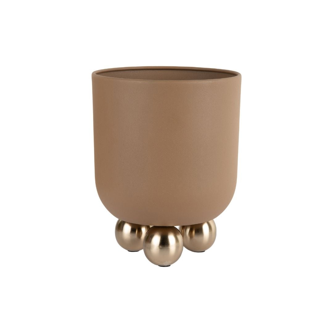 Estilo Indoor Pot - Mocha Brown