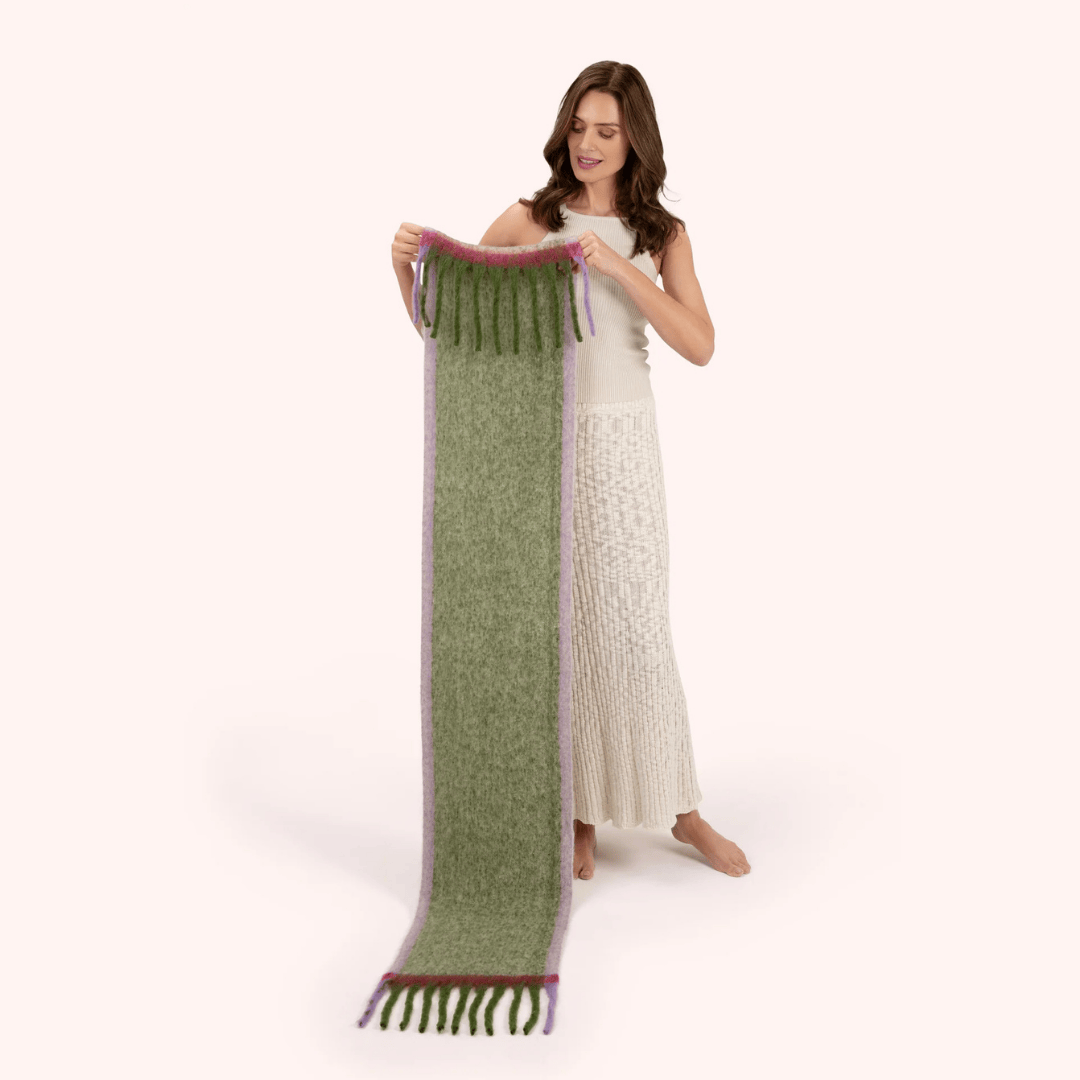 Aria Cosy Scarf - Sage