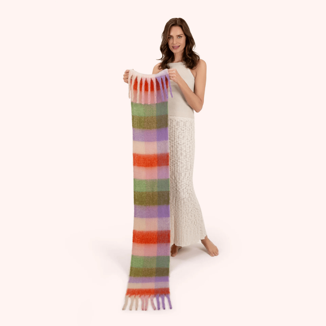 Molly Cosy Scarf - Lavender Mix
