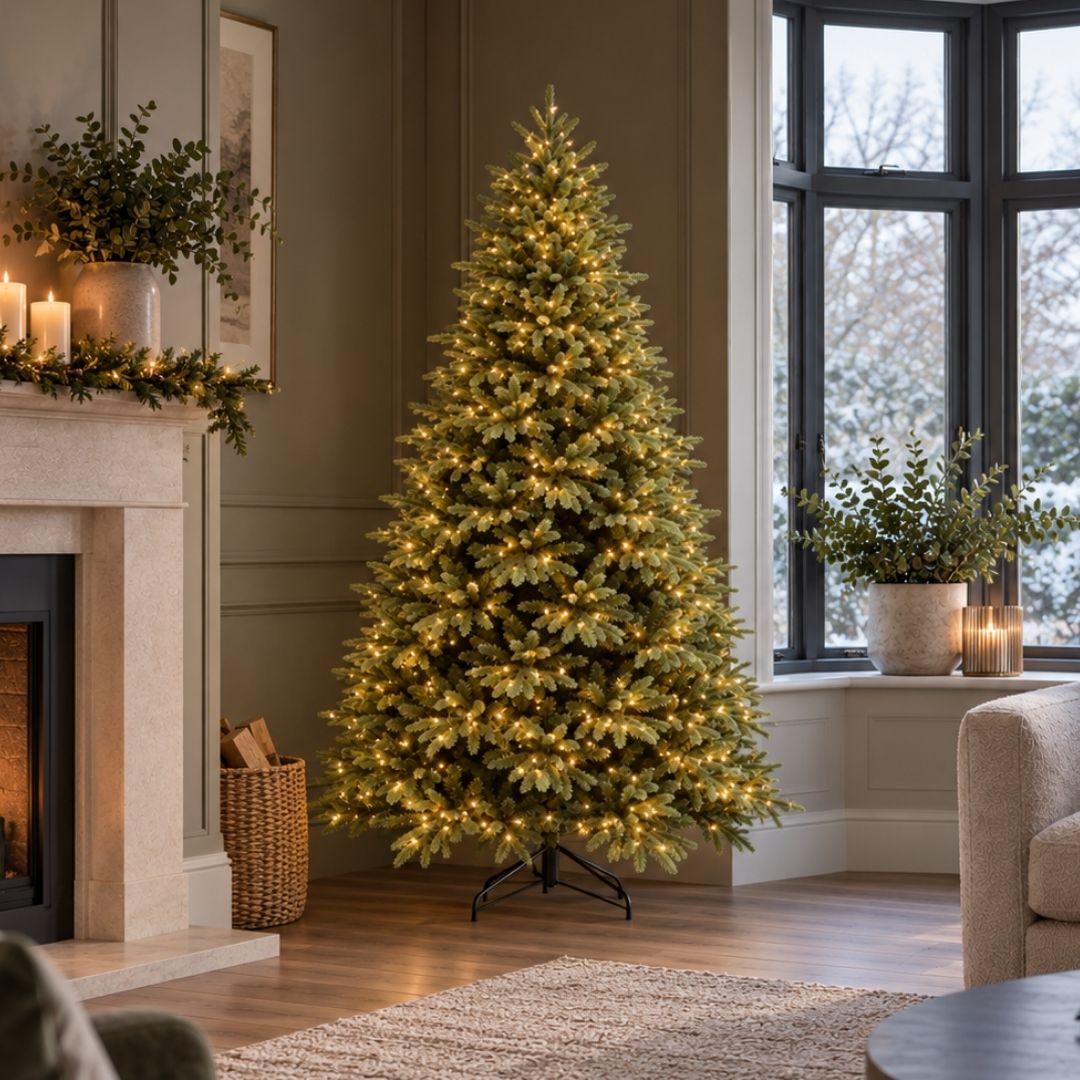 7.5ft Grand Parque Pre-Lit Artificial Christmas Tree