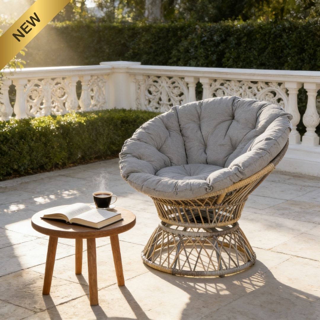 Mykonos Rattan Swivel Garden Chair