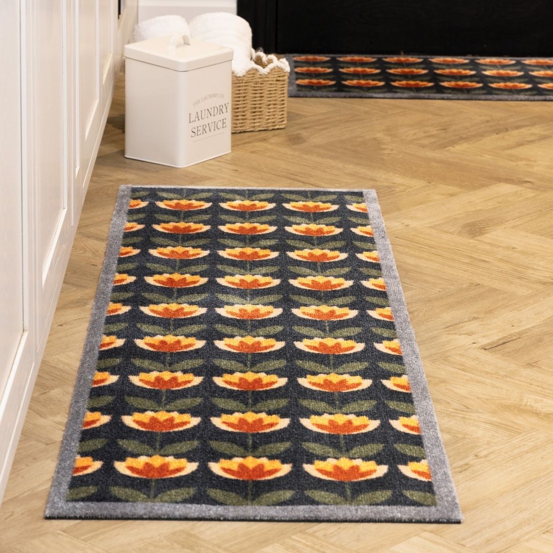 Runner Rug Retro Floral