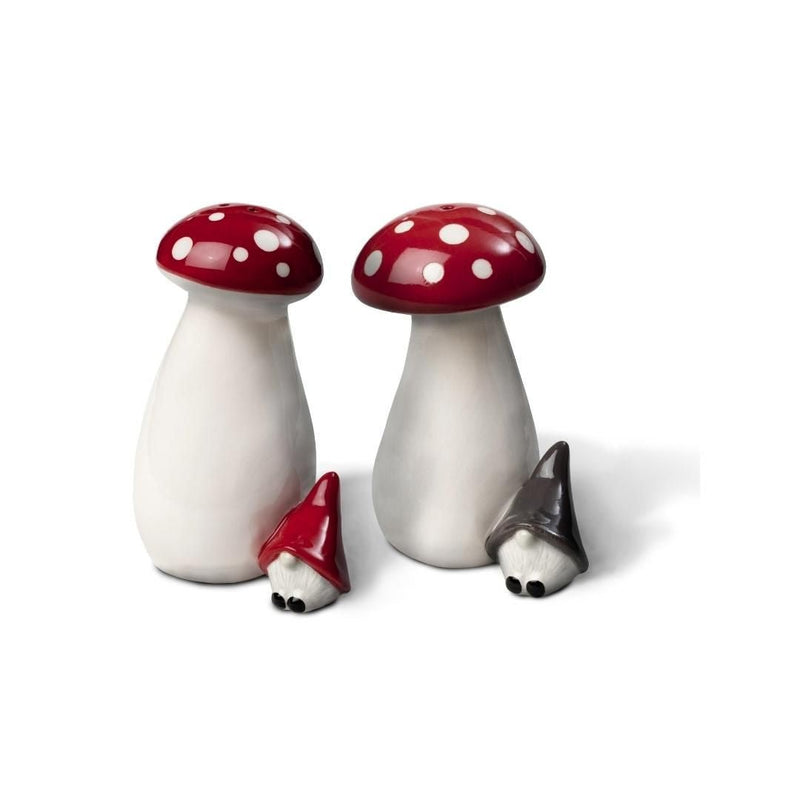 Salt and Pepper Set - Mushrooms With Gnome