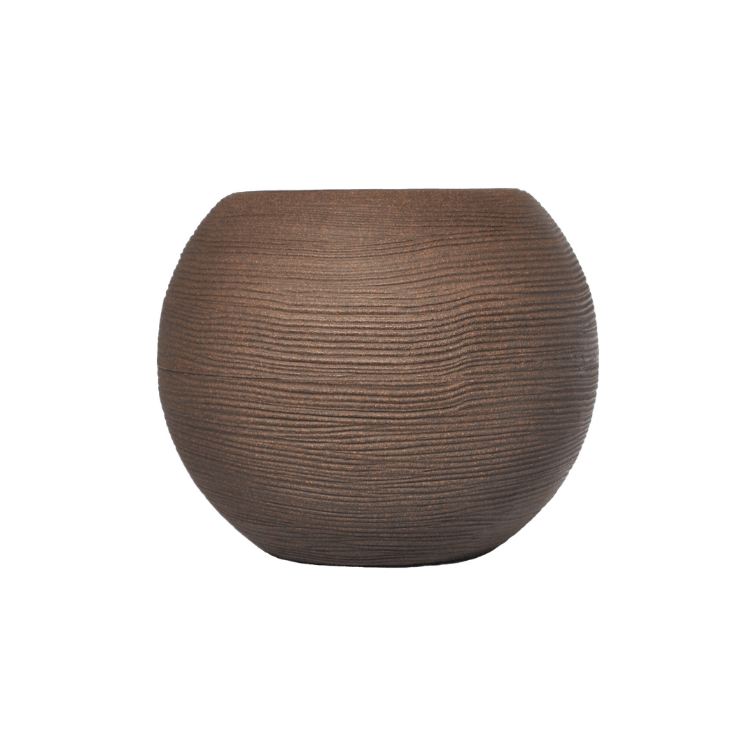 Shabby Global Pot - Brown