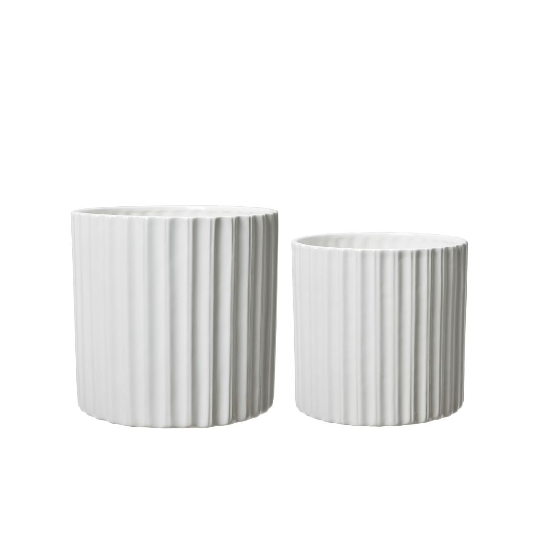 Simone Indoor Pot White