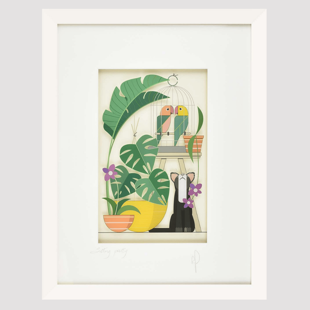 'Sitting Pretty' Wall Art