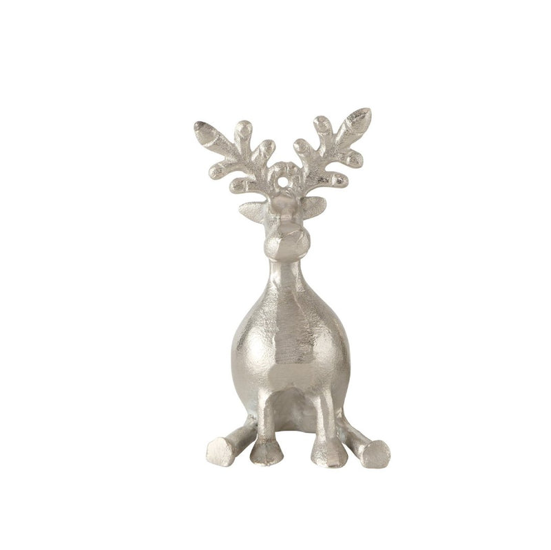 Sitting Reindeer Silver