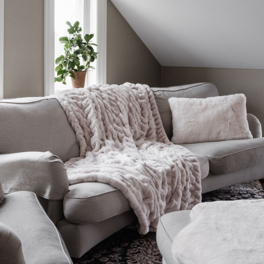 Luna Blanket Snow 120x180cm