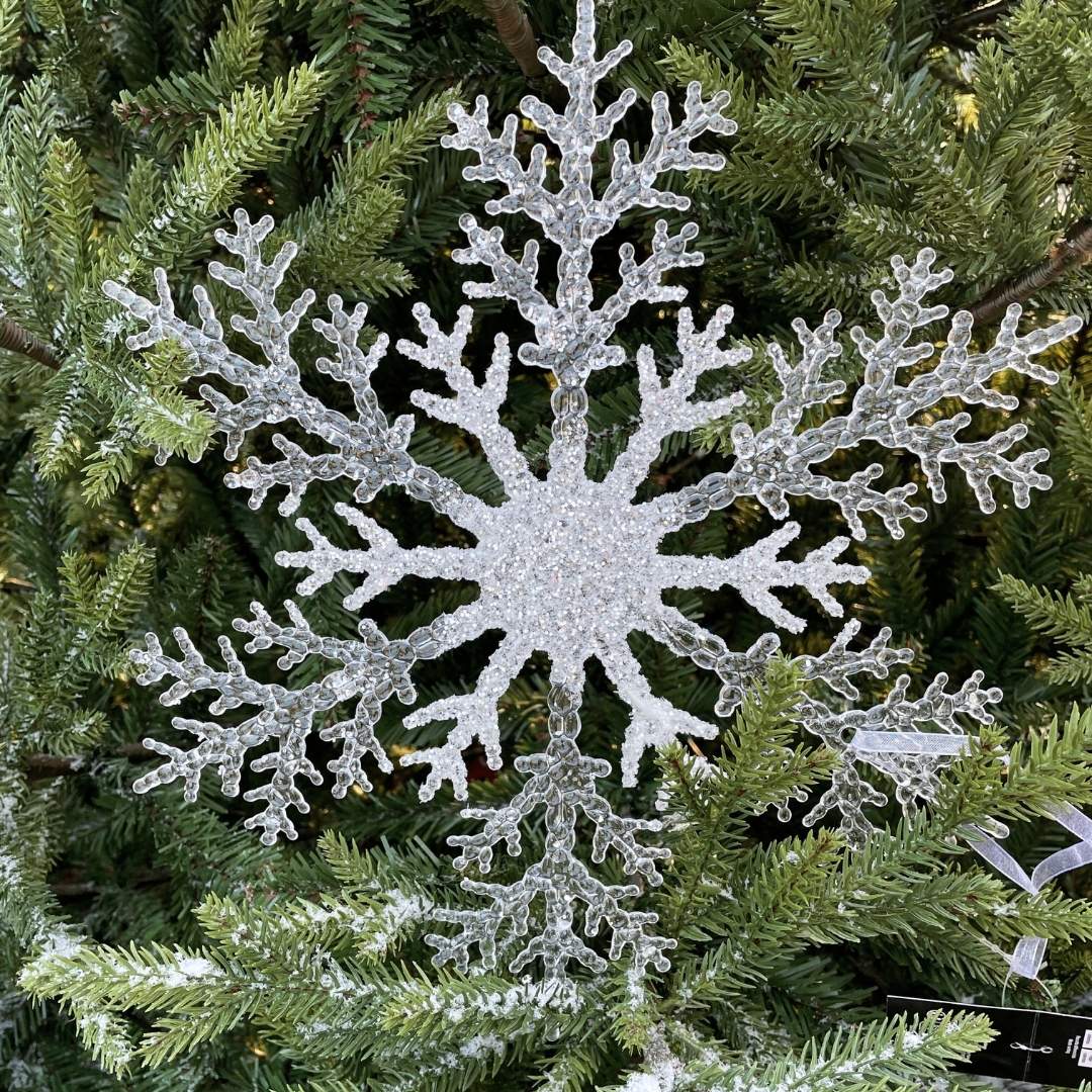 Snowflake Glitter Decoration