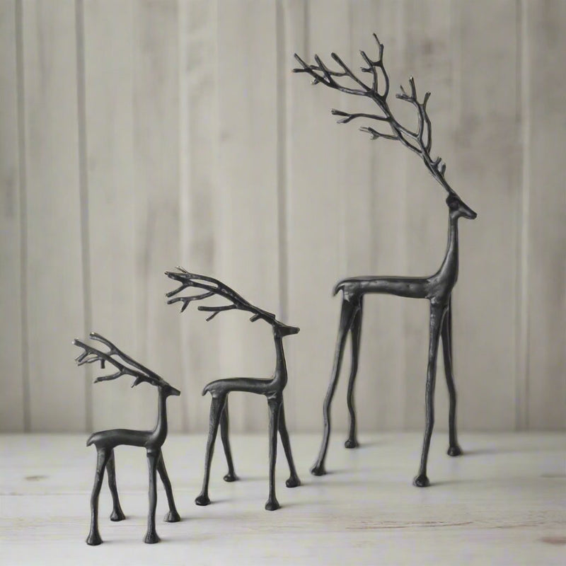 Standing Deer Figurine Frody Black