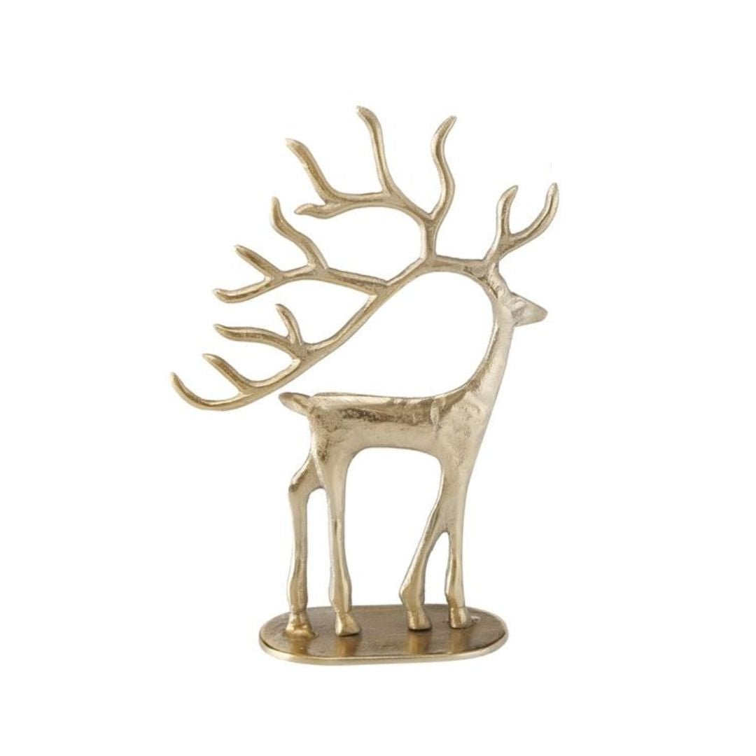 Standing Deer Figurine Trollah Gold