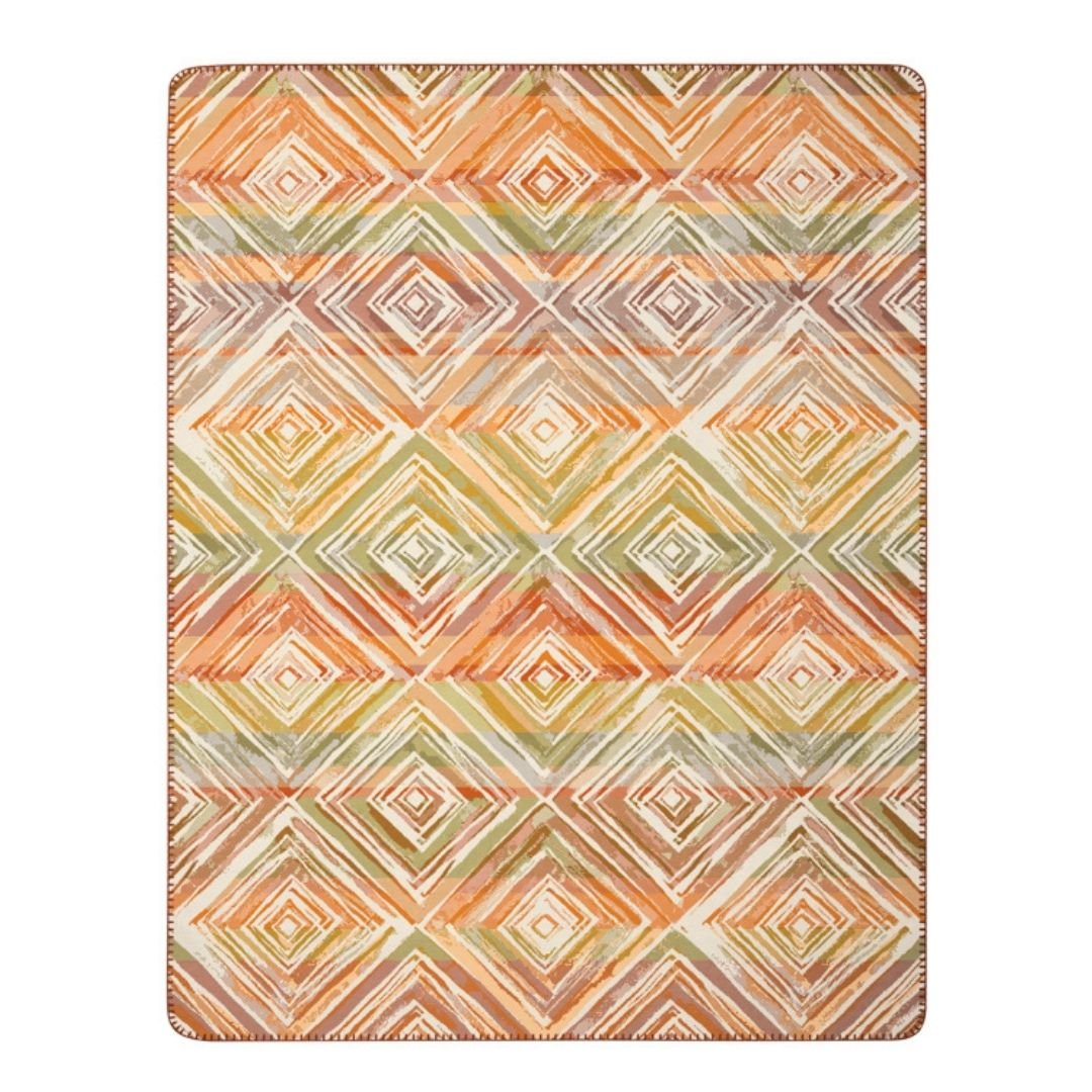 Sunset Diamonds Throw Blanket