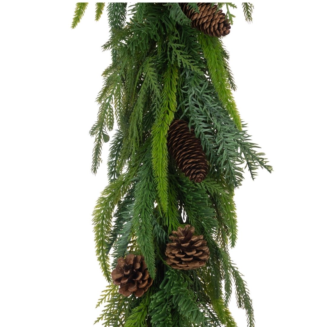 Christmas Deluxe Faux Cedar Garland 180cm