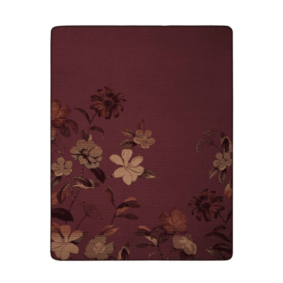 Velvet Bloom Throw
