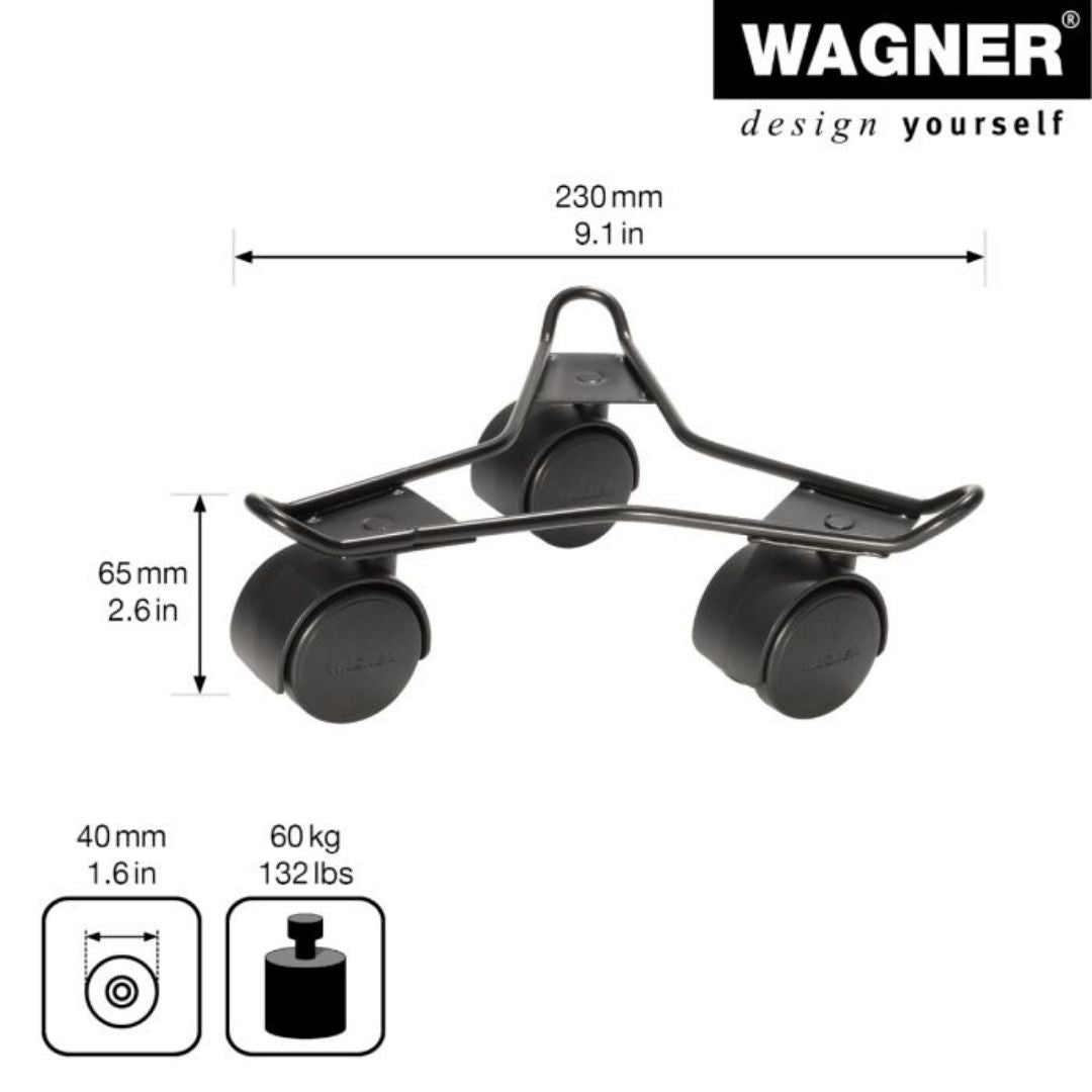 Plant Trolley Indoor Black