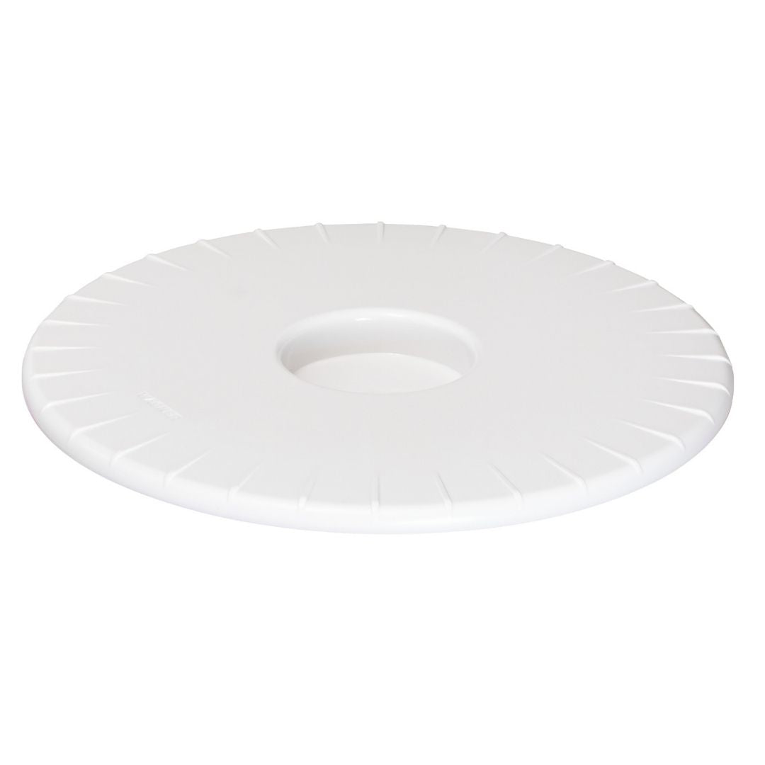 Plant Trolley Indoor Round Ultra Flat - White