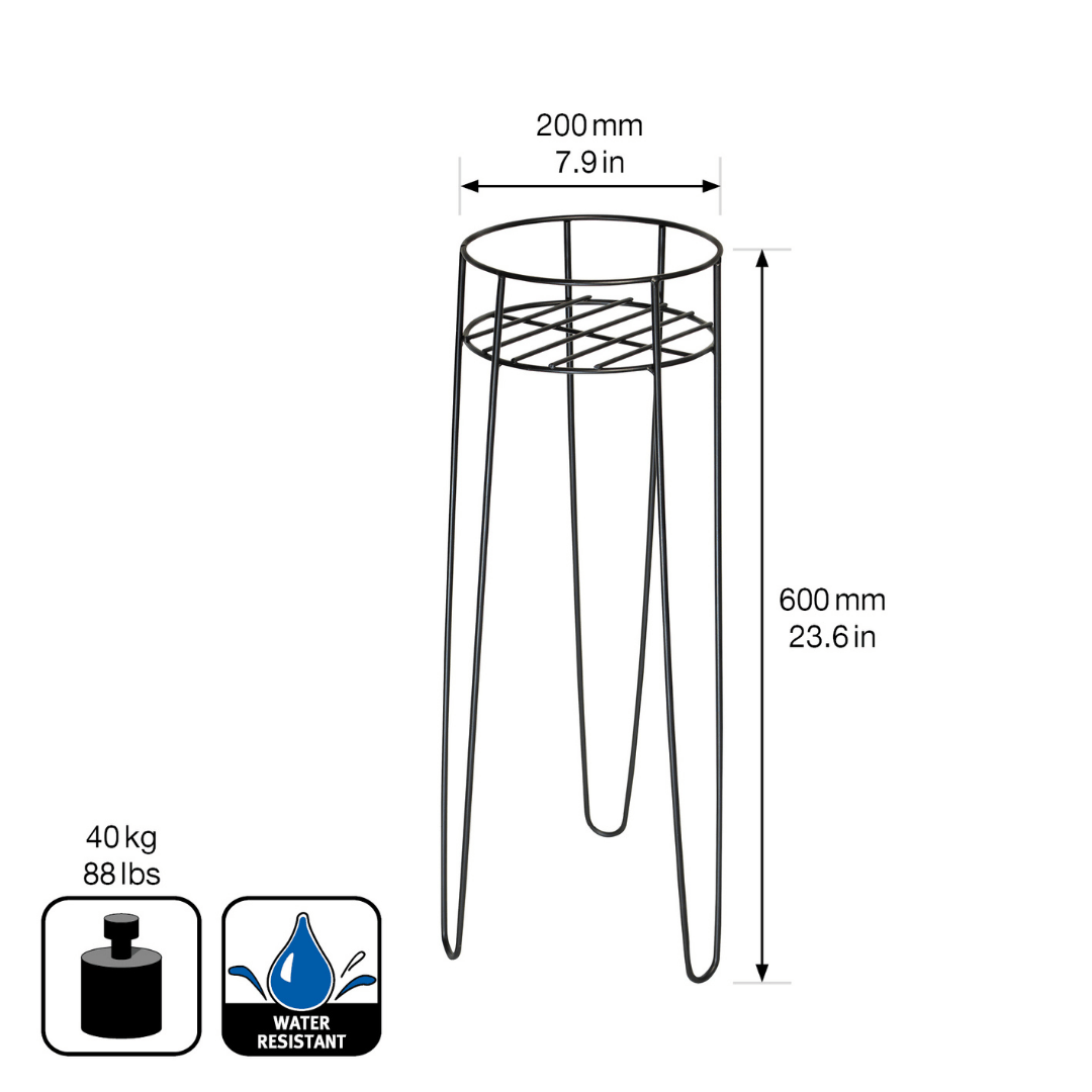 Wagner Plant Stand Black