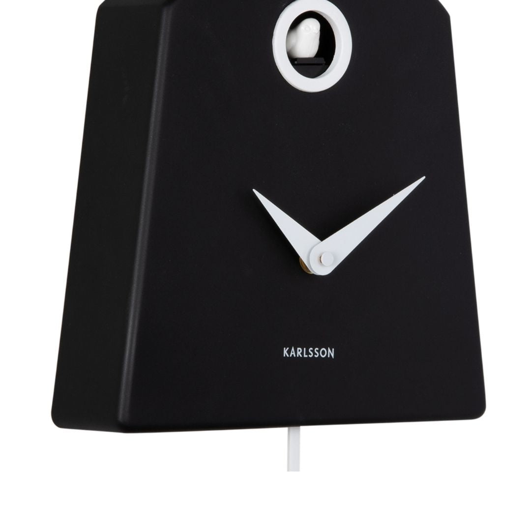 Wall Clock Grafico Cuckoo - Black